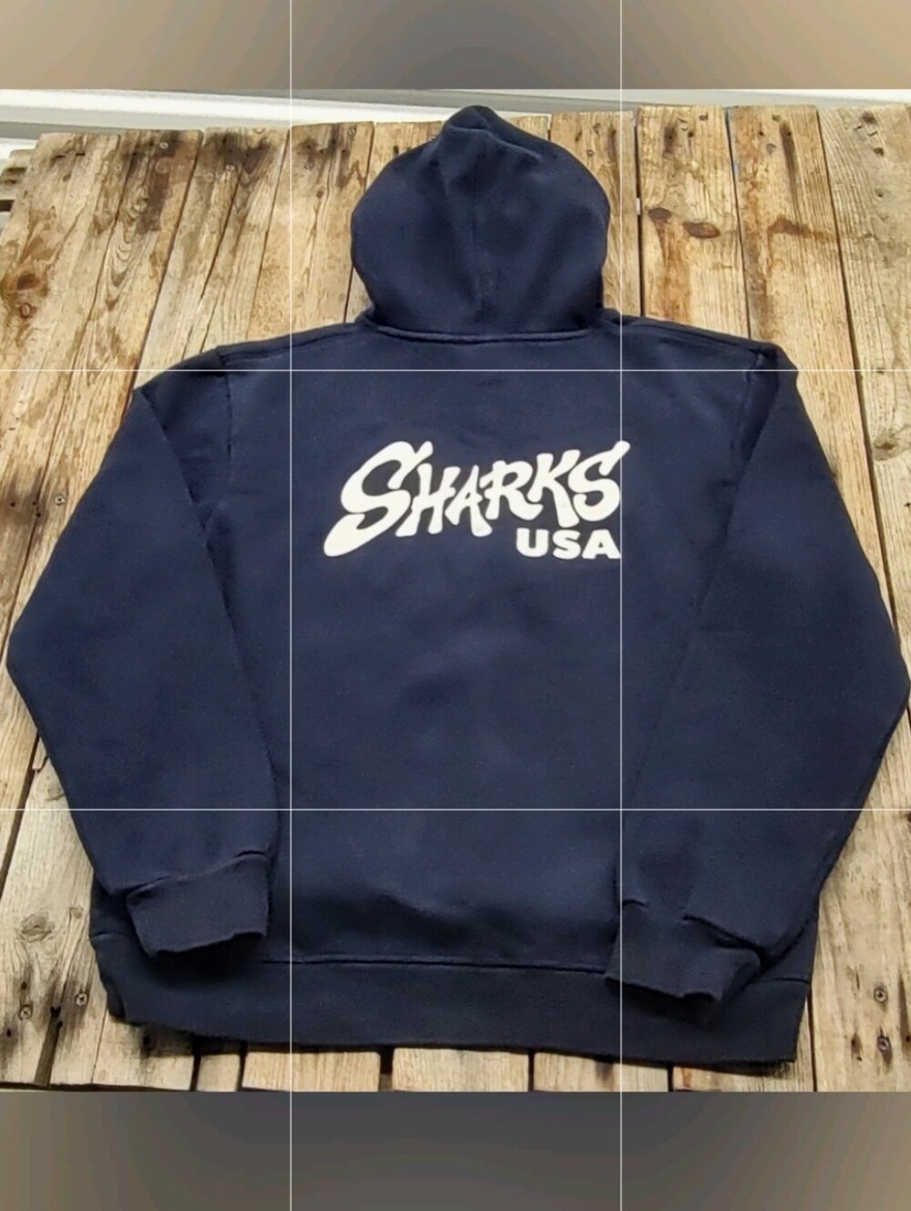 2000's Sharks USA hoodie men's size Medium